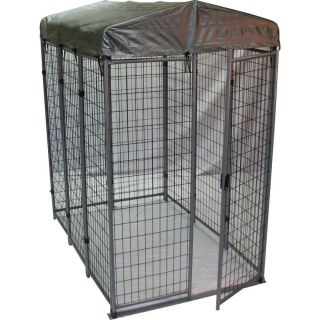 Options Plus 6 ft x 4 ft x 6 ft Outdoor Dog Kennel Box Kit