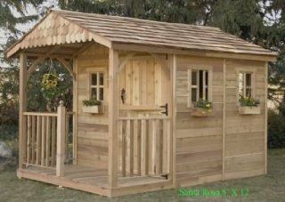 Outdoor Living Today Santa Rosa Wood Shed 8x12  Dog Houses 