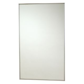 Zenith 16 1/8 in x 26 1/8 in Stainless Steel Plastic Surface Mount and Recessed Medicine Cabinet