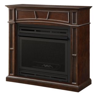 Pleasant Hearth 45.7 in Dual Burner Vent Free Mink Wall Mount Liquid Propane and Natural Gas Fireplace