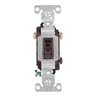 Cooper Wiring Devices 15 Amp Brown 3 Way Light Switch