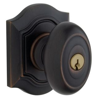 BALDWIN Bethpage Oil Rubbed Bronze Residential Keyed Entry Door Knob
