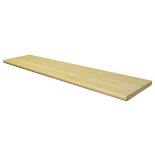 EverTrue Unfinished Pine Interior Stair Tread (Common 11.25 in x 12 ft; Actual 11.25 in x 12 ft)
