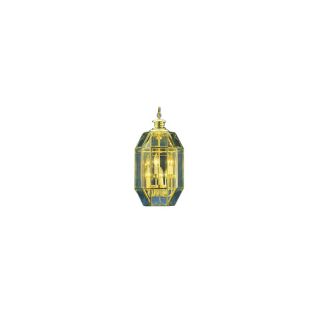 Volume International 12.5 in W Polished Brass Pendant Light with Clear Shade