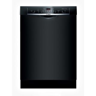 Bosch Ascenta 50 Decibel Built in Dishwasher with Stainless Steel Tub with Polypropylene Bottom (Black) (Common 24 in; Actual 23.625 in) ENERGY STAR
