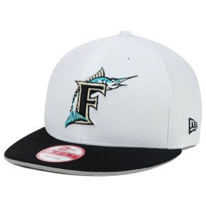 Florida Marlins New Era MLB White Diamond Era 9FIFTY Snapback Cap