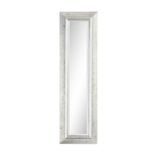 Cooper Classics 18 in x 64 in Brushed Silver Rectangular Framed Wall Mirror