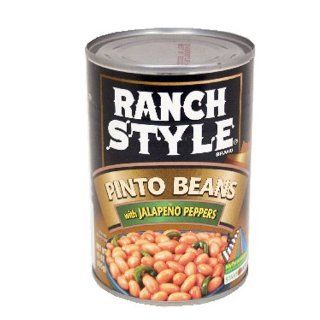 Ranch Style Beans Pinto w/ Jalapeno  15 oz, 24 pk  Grocery & Gourmet Food
