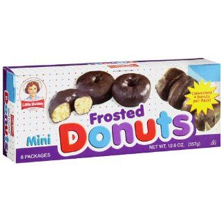 Little Debbie Mini Chocolate Frosted Donuts 4 Per Pack, 6 Pack Box  Packaged Donuts  Grocery & Gourmet Food