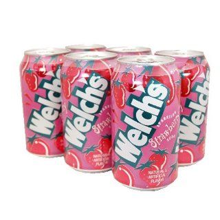 Welch's Strawberry Soda 4/6pks of 12oz cans  Grocery & Gourmet Food