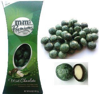 M&M's Premiums Mint Chocolate Candies 6 oz.  Hard Candy  Grocery & Gourmet Food