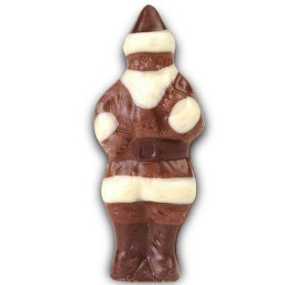 Little Nicky Fine Chocolate Molded Santa 4" Tall  Grocery & Gourmet Food