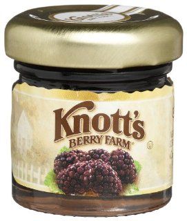 Knott's Berry Farm Boysenberry Preserves, 1 Ounce Glass Jars (Pack of 72)  Jams And Preserves  Grocery & Gourmet Food