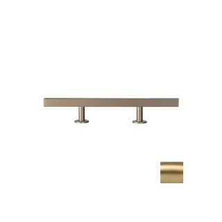 Lews Hardware 3 in Center to Center Brushed Brass Bar Series Bar Cabinet Pull