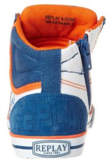 Replay   LATMER   High top trainers   blue