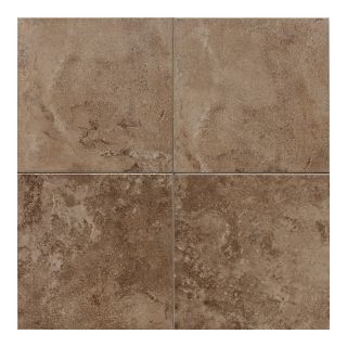 American Olean 11 Pack Pozzalo Weathered Noce Ceramic Floor Tile (Common 12 in x 12 in; Actual 11.81 in x 11.81 in)