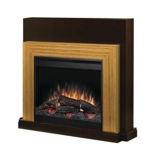Dimplex 45 in W Espresso and Bamboo Wood Electric Fireplace with Thermostat and Remote Control
