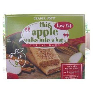 Trader Joe's This Apple Walks Into a Bar Cereal Bars (low fat). 1 Box contains 6 Bars  Breakfast Cereal Bars  Grocery & Gourmet Food
