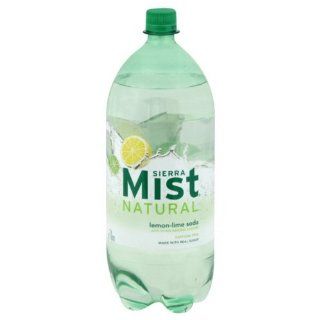 Sierra Mist Natural Soda, Lemon lime, 2 Liter with Other Natural Flavors. Caffeine Free. Made with Real Sugar. Contains No Juice. Very Low Sodium, ( Pack of 4 )  Soda Soft Drinks  Grocery & Gourmet Food
