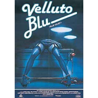 Blue Velvet 1986 Original Italy Due Fogli Movie Poster David Lynch Isabella Rossellini Isabella Rossellini, Kyle MacLachlan, Dennis Hopper, Laura Dern Entertainment Collectibles