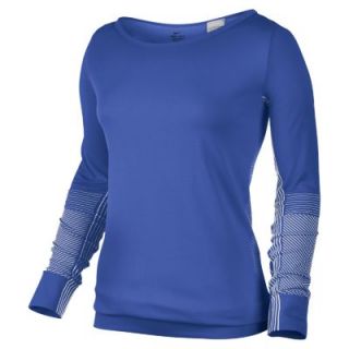 Nike Dri FIT Knit Epic Crew Womens Training Shirt   Hyper Cobalt