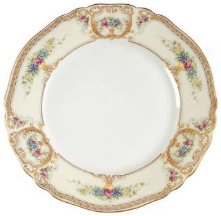 Paul Muller Linwood, The Luncheon Plate, Fine China Dinnerware   Yellow Scrolls,