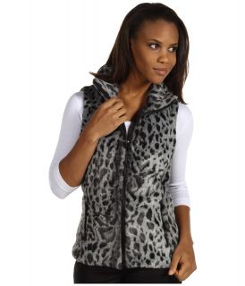 Calvin Klein Faux Fur Vest Womens Vest (Gray)