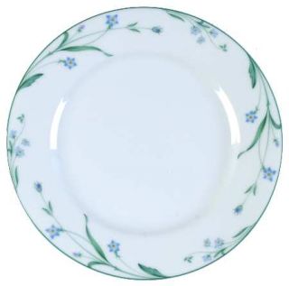 Studio Nova Melody Salad Plate, Fine China Dinnerware   Blue & Purple Flowers, G