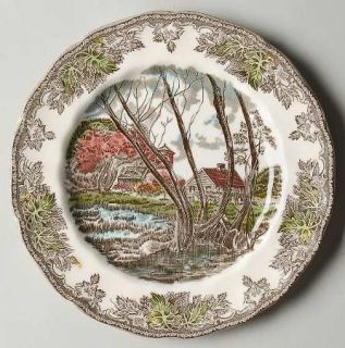Johnson Brothers Friendly Village, The (Made In England Salad Plate, Fine Chin