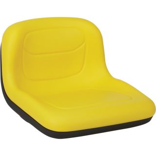 K & M Lo Rise Lawn Tractor Seat   Yellow, Model 8072
