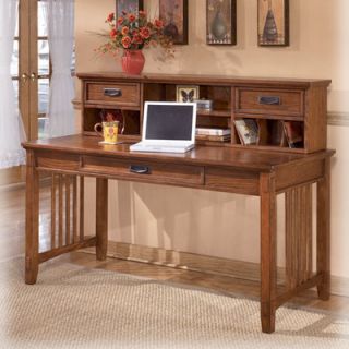 Signature Design by Ashley Cross Island Large Computer Desk with Hutch H319 44