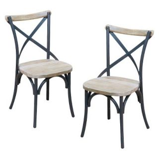 Dining Chair Walker Edison Urban Reclamation Dining Chair   Set of 2