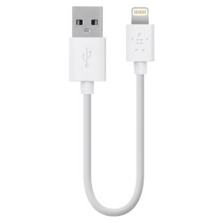 Belkin 6 Lightning Charger Sync Cable   White (F8J023bt06INWHT)