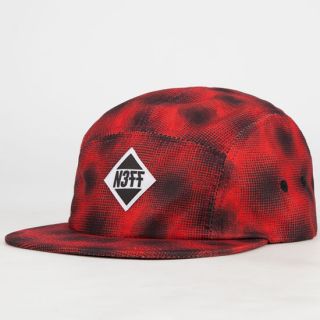 Depick Mens 5 Panel Hat Red Combo One Size For Men 241037349