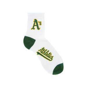 Oakland Athletics For Bare Feet Ankle White 501 Sock