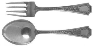 Durgin Colfax (Sterling,1922,No Monograms) 2 Pc Baby Set (BF, BS)   Sterling,192
