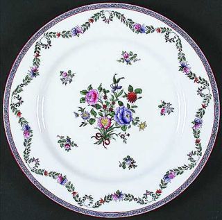 Spode R3912 Dinner Plate, Fine China Dinnerware   Floral Swags Rim, Floral Cente