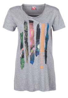 Puma   MLS TWIST   Print T shirt   grey