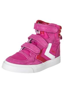 Hummel   STADIL JR CANVAS   High top trainers   pink