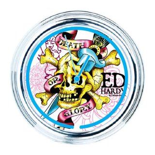 Ed Hardy "Death Or Glory" Tattoo Neon Wall Clock Skull  