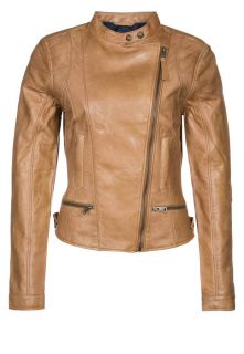 Tom Tailor Polo Team   Leather jacket   brown