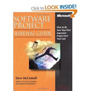 Software Project Survival Guide (Developer Best Practices) Steve McConnell 0790145162175 Books