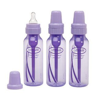 Dr. Brown's Standard Lavender 8oz Bottles   3pk  Baby Bottles  Baby