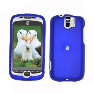 Hard Plastic Snap on Cover Fits HTC Mytouch 3G Slide Blue Rubberized T Mobile (does NOT fit HTC myTouch 3G or HTC Mytouch 4G or HTC Mytouch 4G Slide) Cell Phones & Accessories