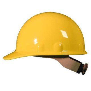 Fibre Metal Yellow SUPEREIGHT SWINGSTRAP Class E, G or C Type I Thermoplastic Hard Hat With Full Brim And 3 S Swingstrap Suspension Hardhats