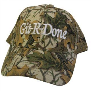 Git R Done Larry the Cable Guy Light Camo Hat Cap  Other Products  
