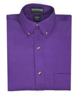 Purple Oxford Button Down Dress Shirt at  Mens Clothing store