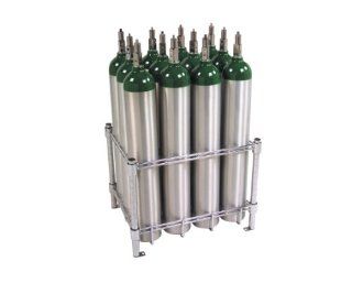 Stack & Rack Oxygen Tank Storage Rack   Holds 12 E Size Cylinders Health & Personal Care