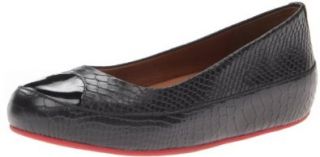 FitFlop Women's Due Snake Ballet Flat Shoes