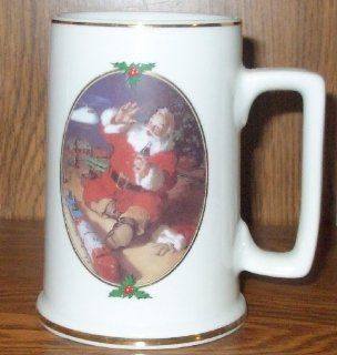 Season's Greetings Coca Cola 1996 Collector's Edition Santa Mug  